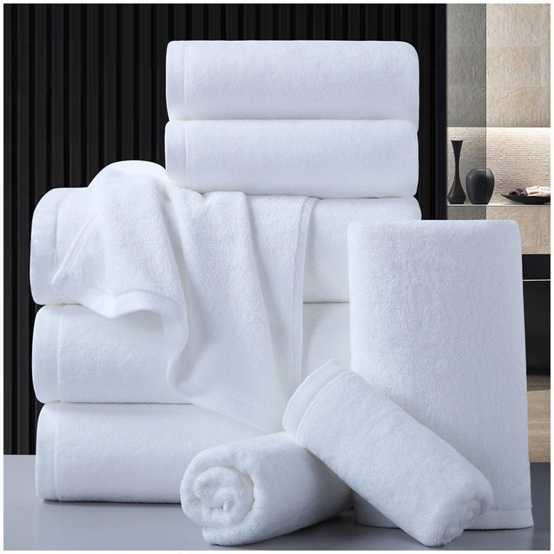 Bath towels and bathrobes