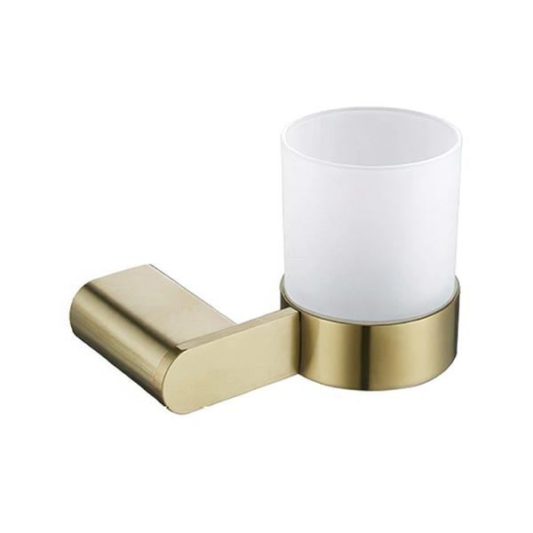 Bathroom Pendant: 304 Stainless Steel (Zirconium Gold) Cup Holder